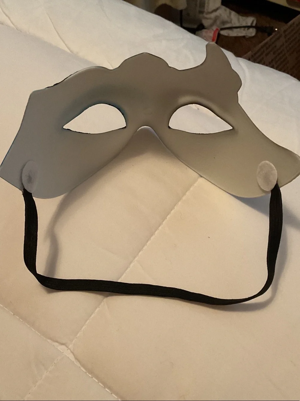 Half-Face Masquerade Mask with Black Elastic